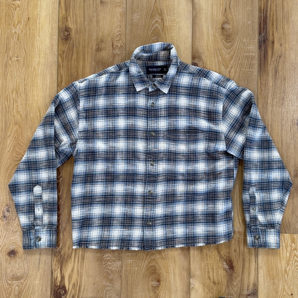 Abercrombie & Fitch Cropped Flannel
